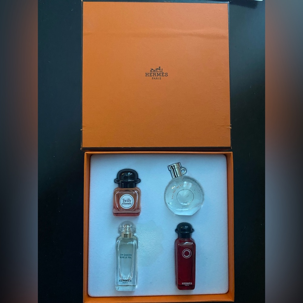 Hermès Twilly Mini Perfume Set with Orange Box